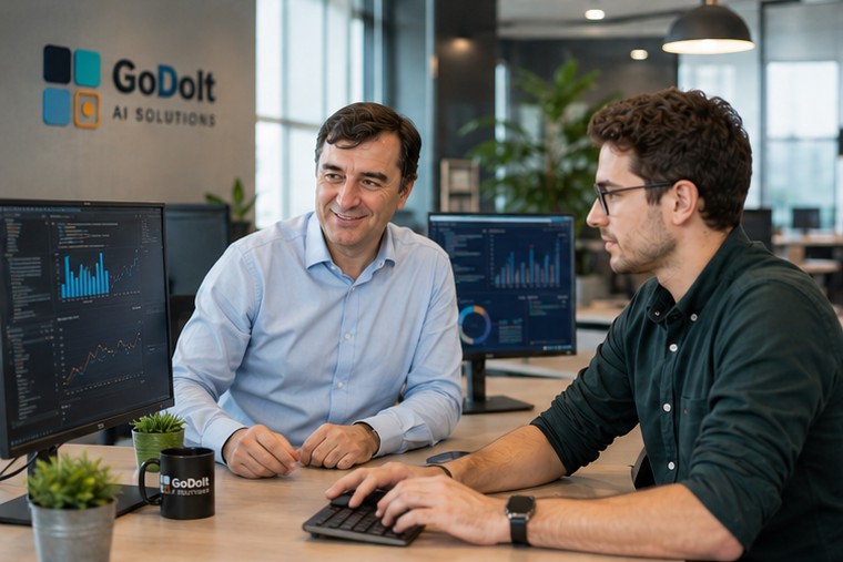 AI-Godoit specialists building automation dashboards together